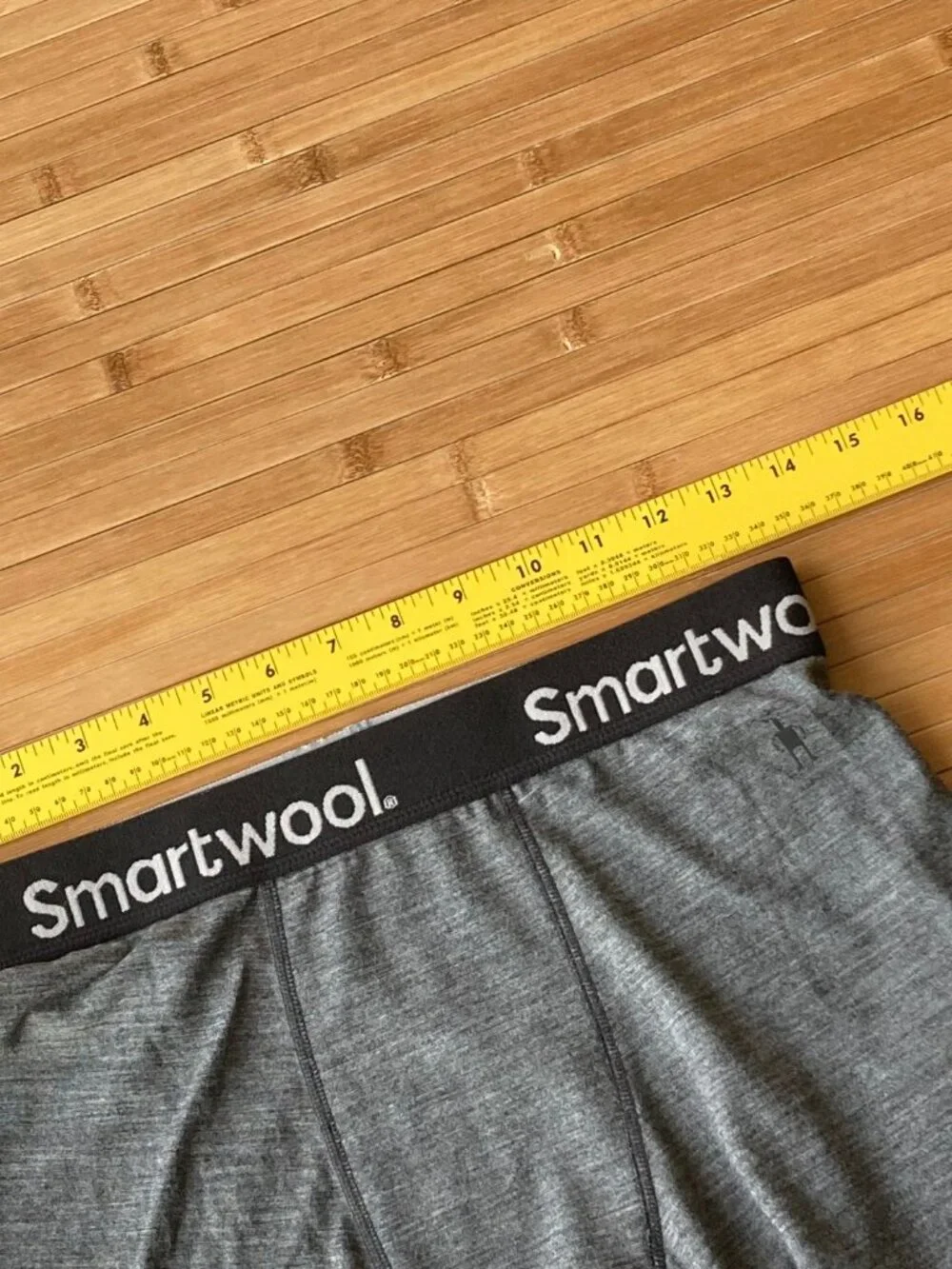 Smartwool Active Boxer Brief Merino Wool Mens Small S Gray Heather NWT